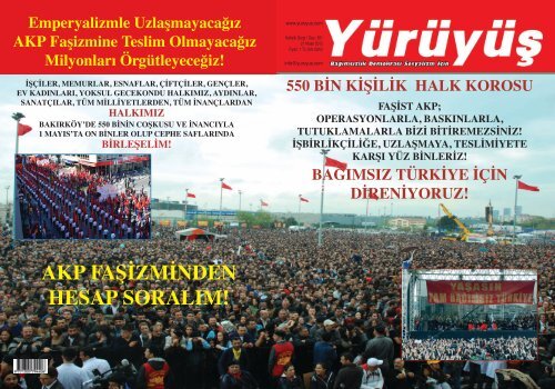 AKP FAŞİZMİNDEN HESAP SORALIM! - Yürüyüş