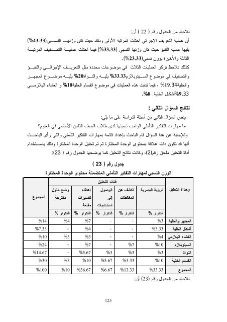 Ø§Ø«Ø± Ø§Ø³ØªØ®Ø¯Ø§Ù Ø§Ø³ØªØ±Ø§ØªÙØ¬ÙØ© Ø§ÙÙØªØ´Ø§Ø¨ÙØ§Øª ÙÙ ØªÙÙÙØ© Ø¹ÙÙÙØ§Øª Ø§ÙØ¹ÙÙ Ù ÙÙØ§Ø±Ø§Øª ...