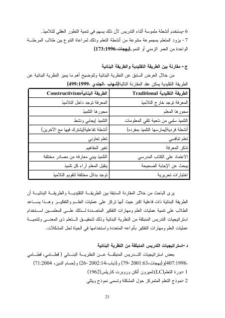 Ø§Ø«Ø± Ø§Ø³ØªØ®Ø¯Ø§Ù Ø§Ø³ØªØ±Ø§ØªÙØ¬ÙØ© Ø§ÙÙØªØ´Ø§Ø¨ÙØ§Øª ÙÙ ØªÙÙÙØ© Ø¹ÙÙÙØ§Øª Ø§ÙØ¹ÙÙ Ù ÙÙØ§Ø±Ø§Øª ...