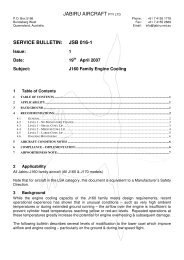 JABIRU AIRCRAFT PTY LTD SERVICE BULLETIN: JSB 016-1