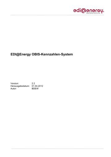 OBIS-Kennzahlen-System 2.2 - Edi-energy.de