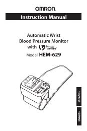 Instruction Manual Model HEM-629 - Delasco
