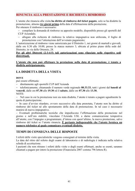 Piano Attuativo Distrettuale Distretto n. 1 - Azienda USL Rieti