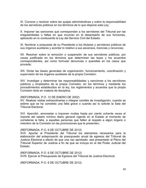 ley orgÃ¡nica del poder judicial del estado de zacatecas - Finanzas