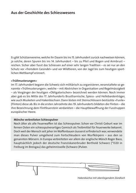 Jubiläumsschrift 100 Jahre SVK - Schützenverein Küsnacht