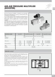 AIR-AIR PRESSURE MULTIPLIER (BOOSTER) - Metal Work