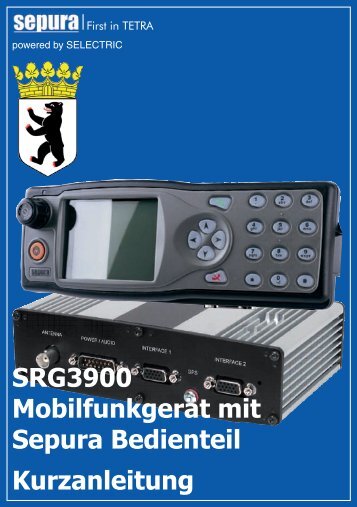 SRG 3900 mit Bedienteil - Berlin.de