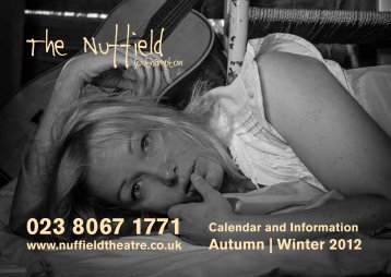Autumn | Winter 2012 - Nuffield Theatre