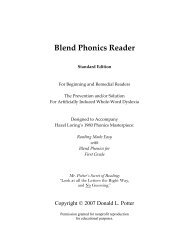 Blend Phonics Reader