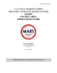 Pacific Area Op Guide - Navy-Marine Corps MARS