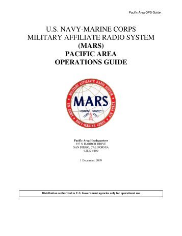 Pacific Area Op Guide - Navy-Marine Corps MARS