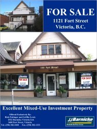 For Sale 1121 Fort Street, Victoria BC - DTZ