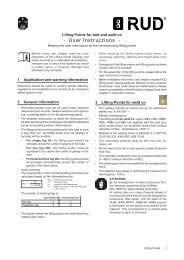 Lifting Points for bolt and weld on- User Instructions 2009-12-04 - RUD