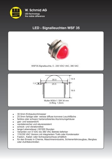 PDF-Datenblatt hier herunterladen - LED