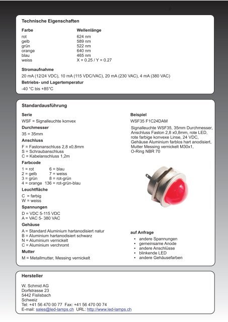 PDF-Datenblatt hier herunterladen - LED