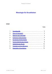 Rheologie fÃ¼r Druckfarben - Offset-druck-farben.de