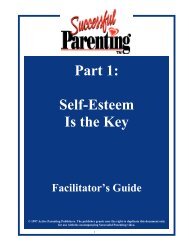 Facilitator's Guide - Active Parenting Publishers