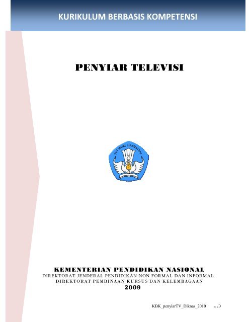 Kurikulum Berbasis Kompetensi Penyiar Televisi