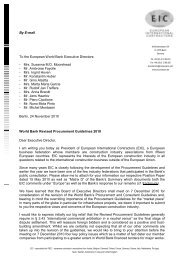 EIC Presidential Letter to European WB Executive Directors, 24 Nov ...
