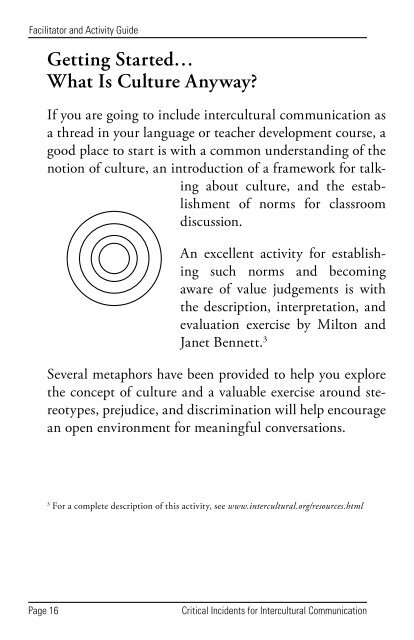 Critical Incidents for Intercultural Communication - NorQuest College