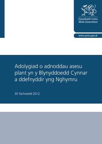 Adolygiad o Ddulliau Asesu sy'n cael eu defnyddio ... - Learning Wales