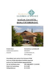 proCum Cert/KTQ - im Krankenhaus Ludmillenstift