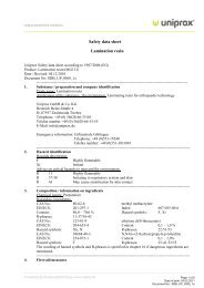 Safety data sheet MG112 Lamination resin (PDF, 170 KB) - uniprox