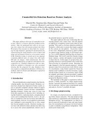 Counterfeit Iris Detection Based on Texture Analysis