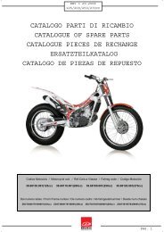 catalogo parti di ricambio catalogue of spare parts ... - Betamotor