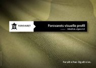 Forsvarets visuelle profil