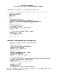 Intermediate School Supply List 13-14 - Theodore Robinson ...