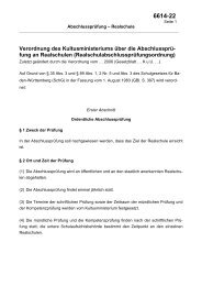 Prüfungsordnung der Realschule - Bildungszentrum Weissacher Tal