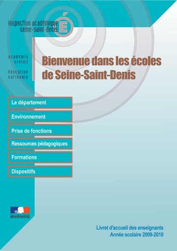 Bienvenue dans les Ã©coles de Seine-Saint-Denis - Inspection ...