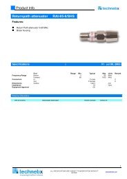 Product Info Returnpath attenuator RAI-65-6/SHS - Technetix.pl