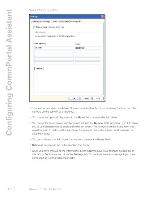 CommPortal Assistant USER GUIDE