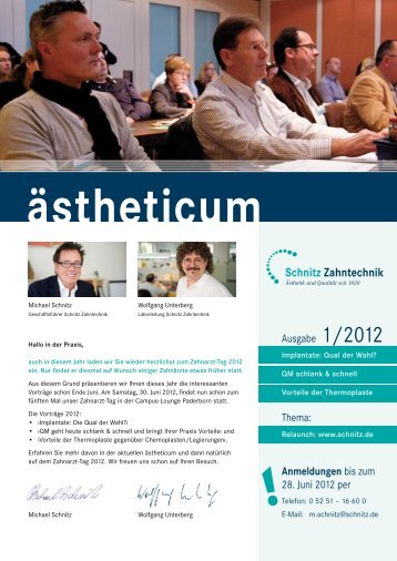 Ã¤stheticum - Schnitz Zahntechnik + Service GmbH