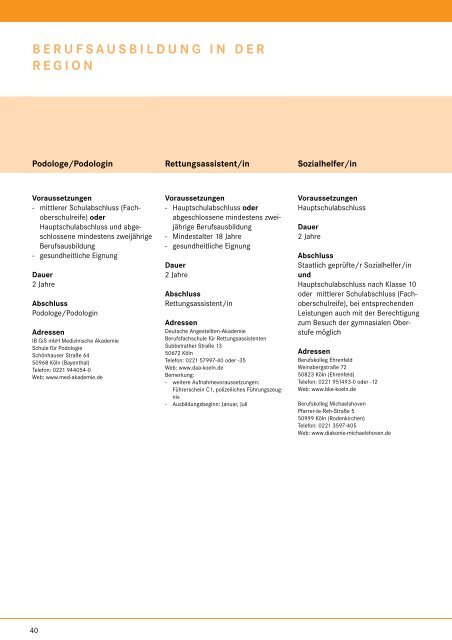 berufsausbildung in der region - planet-beruf regional - Planet Beruf ...