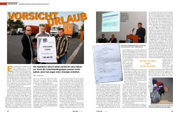 Die Spedition Ullrich wirbt polnische Lkw-Fahrer an ... - Jan Bergrath