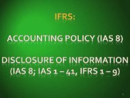 Accounting policy