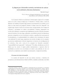 La disputa por el desarrollo: territorio, movimientos ... - Extractivismo