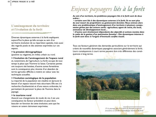 Approche paysagÃ¨re de la forÃªt - CRPF Limousin