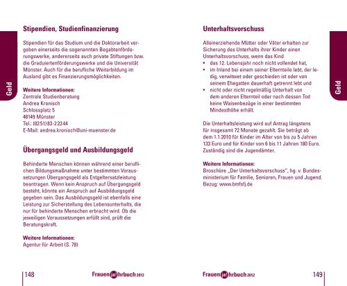 Adressen Adressen - Frauenjahrbuch