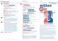mittendrin 1-2-2013 - Martin-Luther-Gemeinde Bremen-Findorff