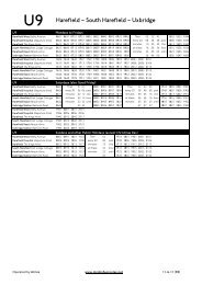 U9 Harefield â South Harefield â Uxbridge - London Bus Routes