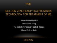 pro balloon venoplasty is a promising technology for ... - VascularWeb