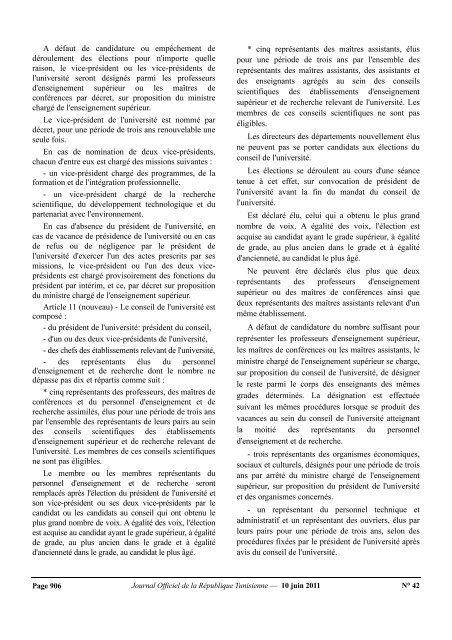 Décret n° 2011-683 du 9 juin 2011, modifiant et complétant le décret ...