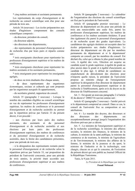 Décret n° 2011-683 du 9 juin 2011, modifiant et complétant le décret ...