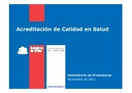 AcreditaciÃ³n de Calidad en Salud - AsociaciÃ³n Chilena de ...