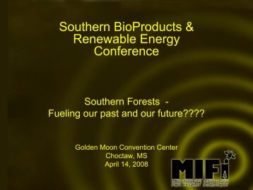 Mississippi Institute for Forest Inventory - Mississippi Biomass and ...