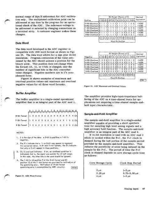 Systems Reference Library - All about the IBM 1130 Computing ...